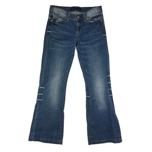 Rock & Republic Jeans Womens Roth Bootcut 2 Blue Medium Wash Denim Y2K Low Rise